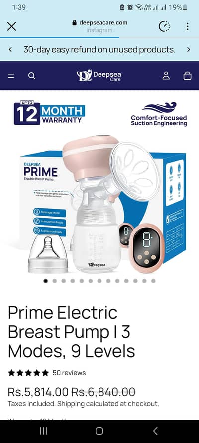 Deepsea care Electric Breast Pump