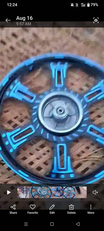 125 color alloy rims new ha