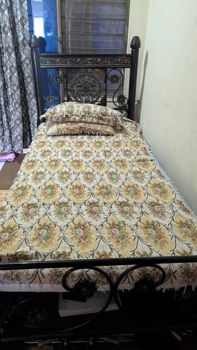 iron bed