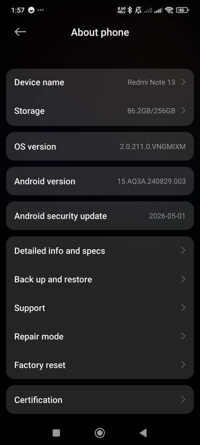 Redmi note 13