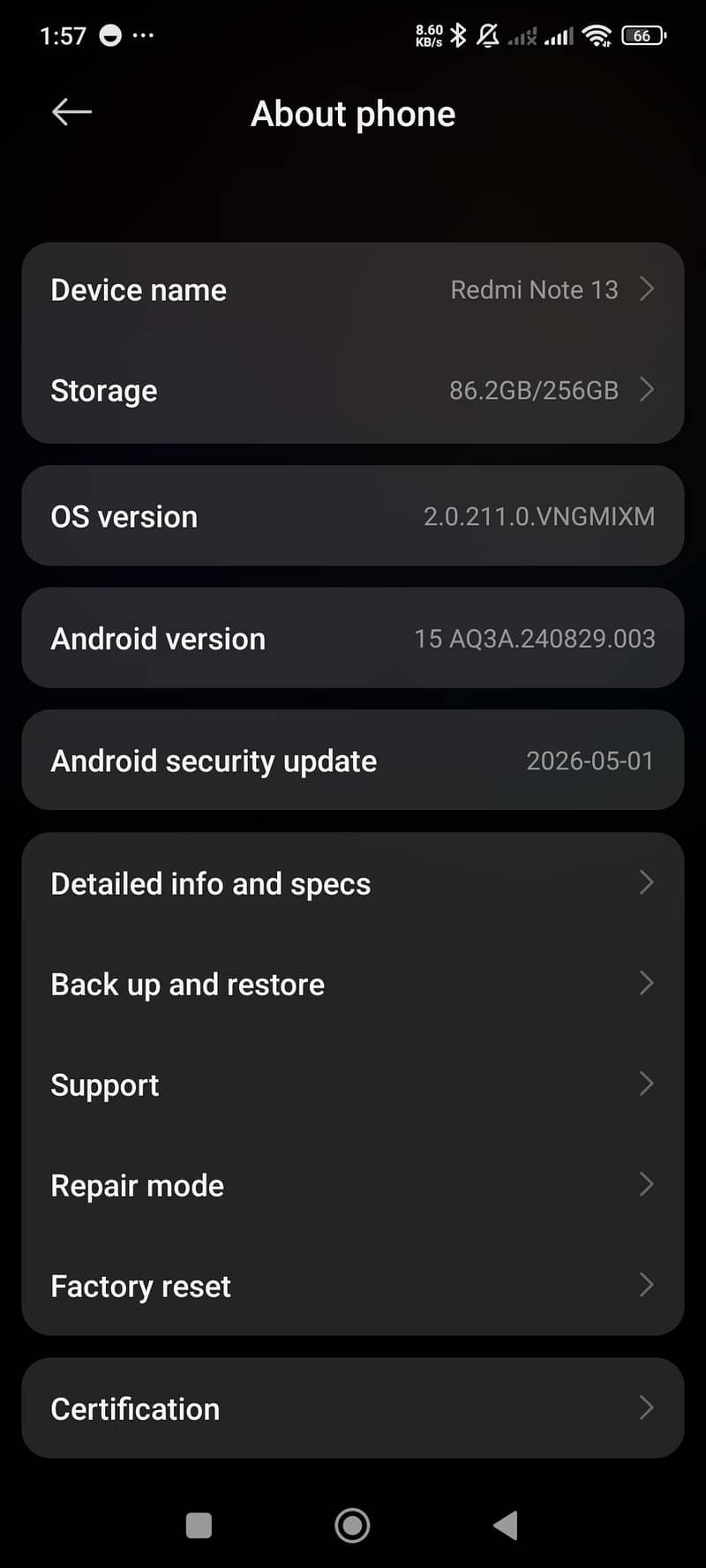 Redmi note 13 0