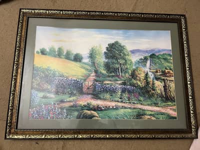 Framed Nature Scenery Wall Art/Hanging
