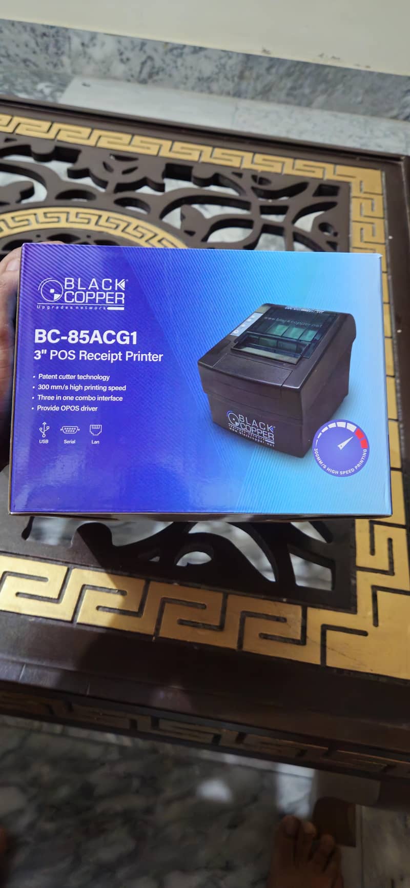 Black copper Thermal Receipt Printer 0