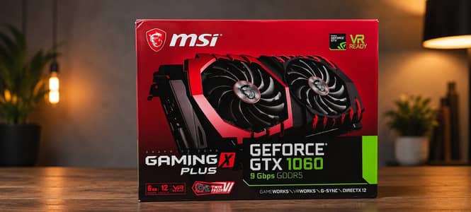 MSI GeForce GTX 1060 Gaming X Plus 6GB — 9Gbps GDDR5