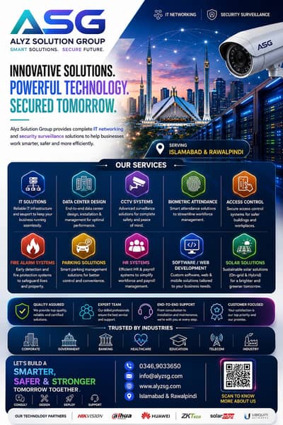 Professional IT & Security Services , Islamabad & Rawalpindi