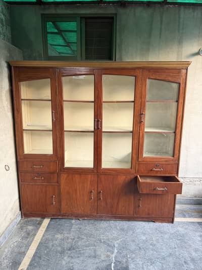 Luxury Shisham Wood Wall Unit / Crockery Cabinet for Sale