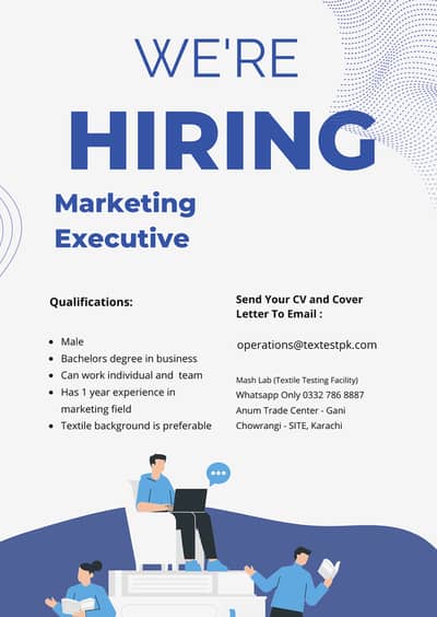 We are hiring Marketing Executive