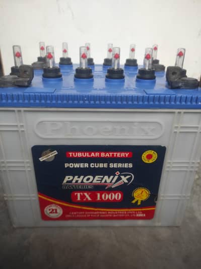 02 Phoenix tublar battery TX 1000 perfectly working each price on ad