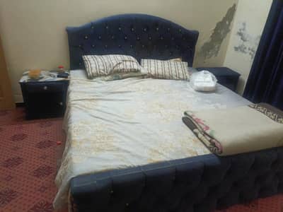 bed and dresing table