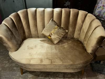 Sofa Set 7 Seater New (Light Golden Colour)