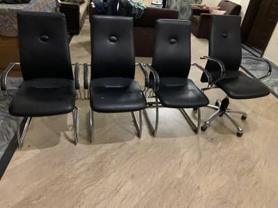 Italian office Chairs 7 K , Office table Chairs 10 thousand