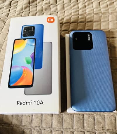 Redmi 10A 128 gb PTA Approved with box
