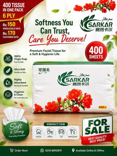 Facial imported Tissue