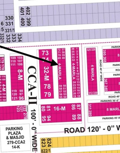 PRIME 4-MARLA COMMERCIAL PLOT DHA PHASE 8 CCA-2