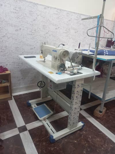Juki sweing Machine table and steam iron for sale with other acesories
