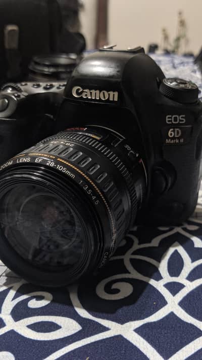 canon 6d mark ii full frame dslr camera with 28-105mm lens