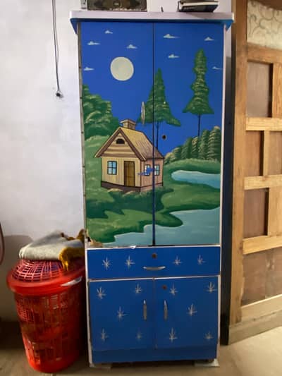 kids wardrobe almari
