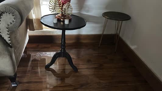 Wooden side tables and center table