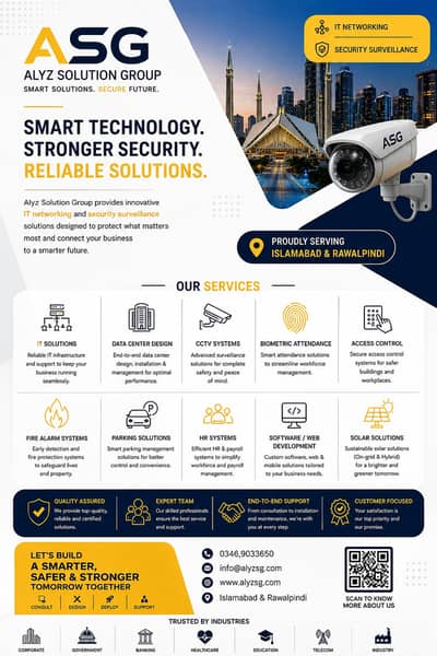 Smart Security & IT Solutions  ,Islamabad & Rawalpindi