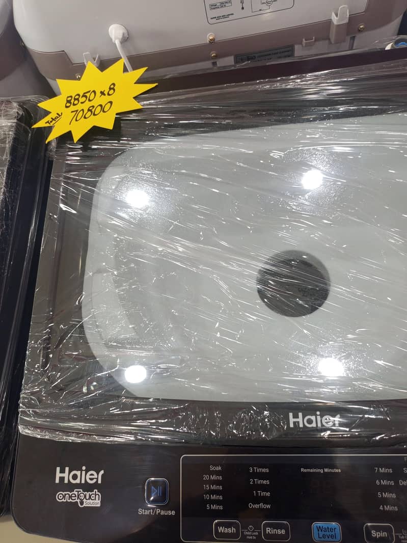 Haier washing machine  fully automatic 2