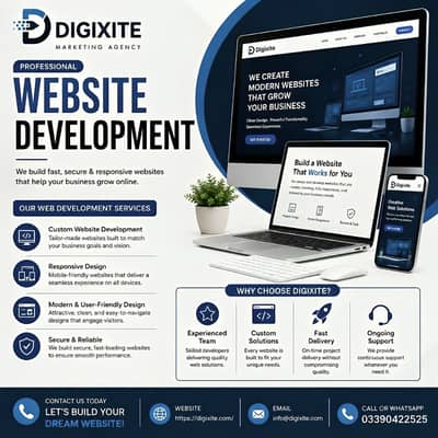 Web development services, Web hosting, SEO Services, Meta ads