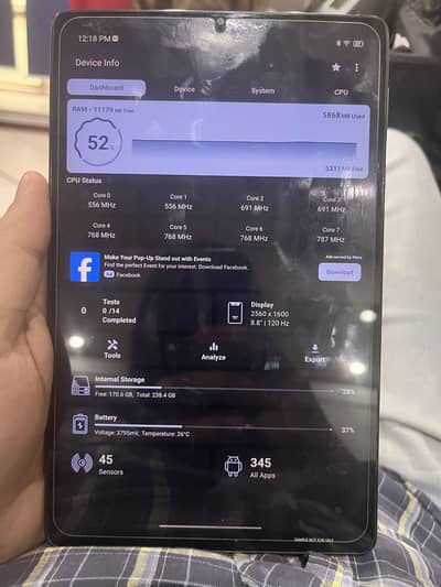 Lenovo Legion Tab 12gb 256gb