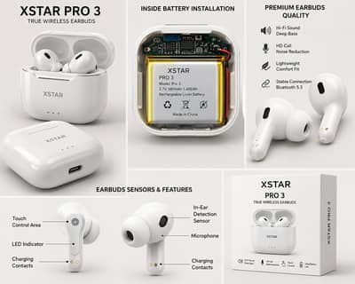Wireless Bluetooth Earbuds | High Bass | Long Battery Backup