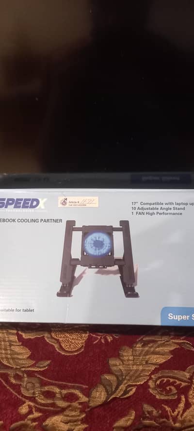 speed x laptop and tablet ipad cooling stand