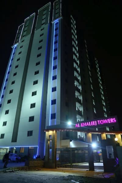 2 Bedrooms Drawing Dining Apartment For Rent In Al Khaleej Towers.