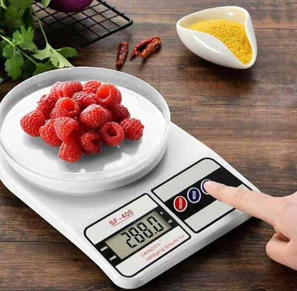 Legacy Deals 10KG Weight Capacity Kitchen Weight Scale Ideal for Cooking & Baking| Portable Precision Digital Weight Machine Scale-SF 400 Model| LCD Display Weighing Scale| Electronic Digital Weight Scale Machine for Home, Kitchen, Restaurants and Shops