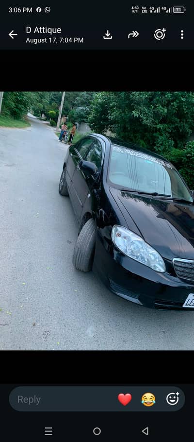 Toyota Corolla XLI 2008
