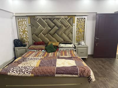Bed set wardrobe and divider