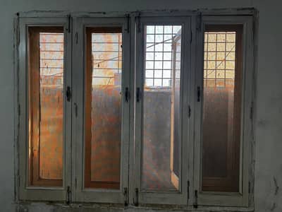 Solid Diyar(Himalayan Cedar) Wood Window