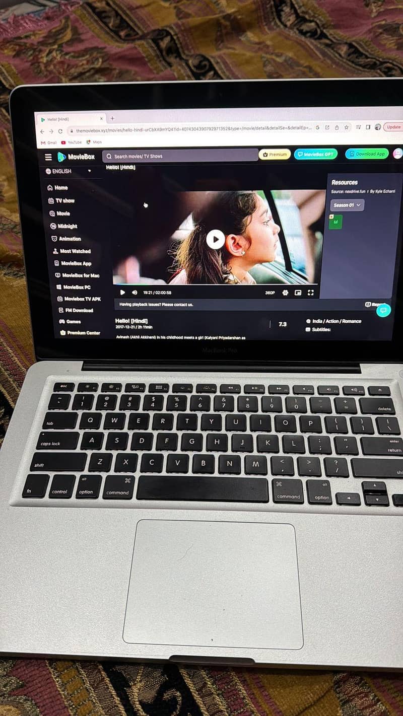 MacBook pro 2012 1
