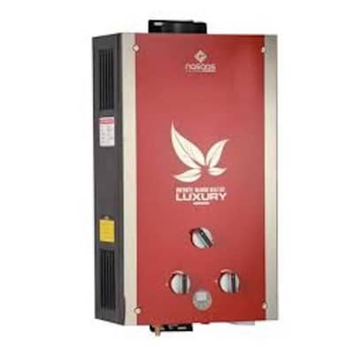 NasGas Instant Gas Geyser (Luxury Red Edition)
