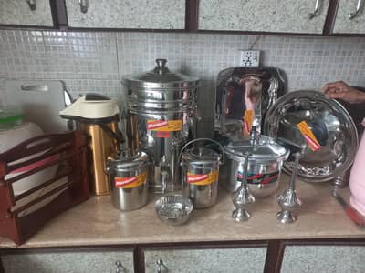 Brand New Heavy Steel Kitchen Set (Complete Package)