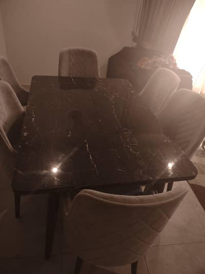 6 chair dining table