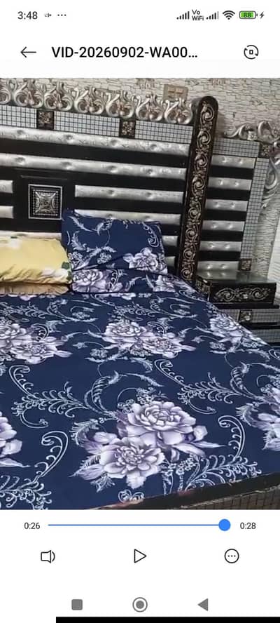 Bed Set+ dressing table + site tabels