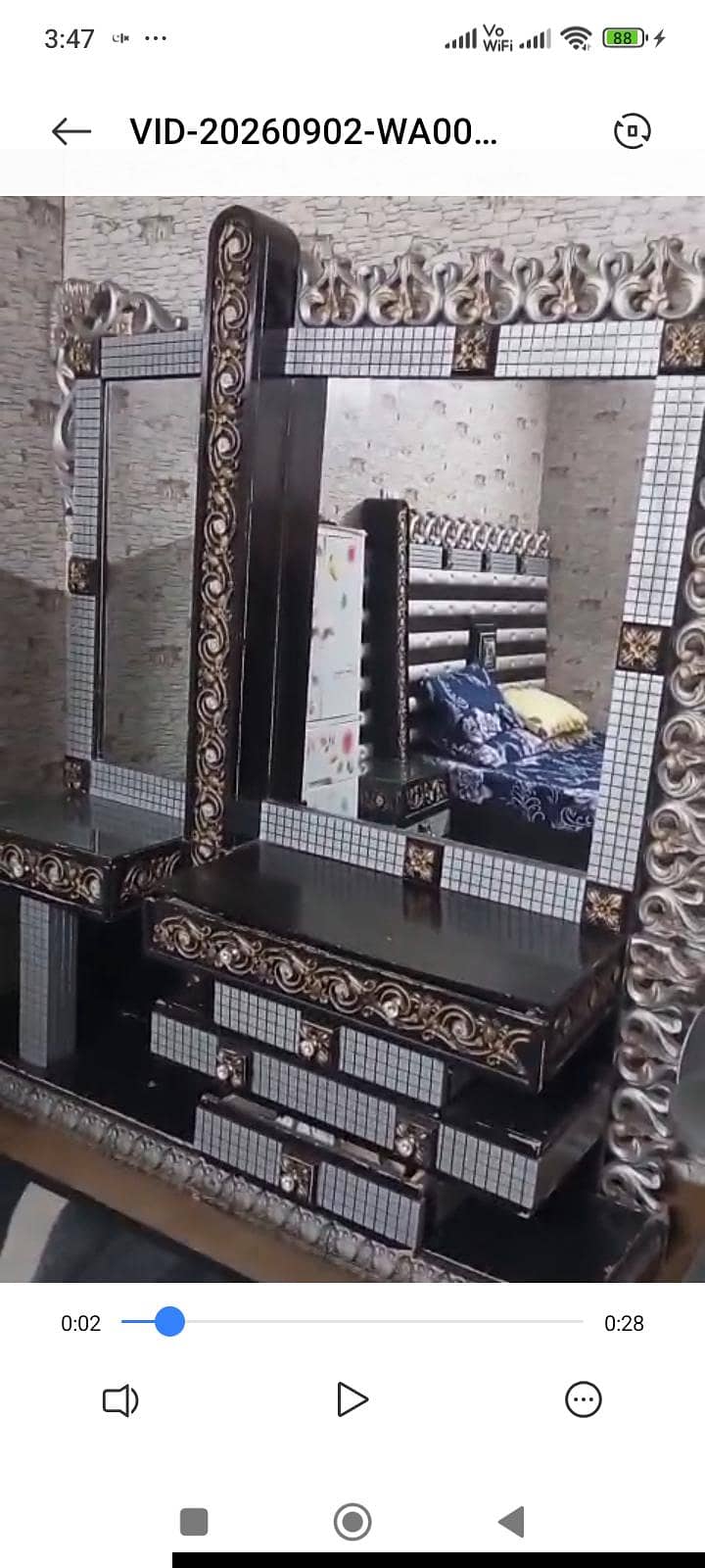 Bed Set+ dressing table + site tabels 1