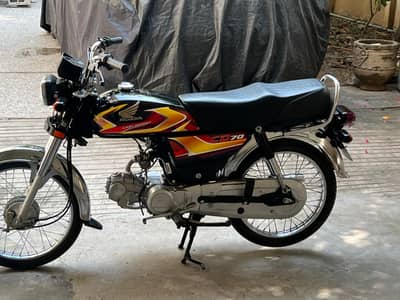 Honda CD 70 2026 model non accidental and total genuine