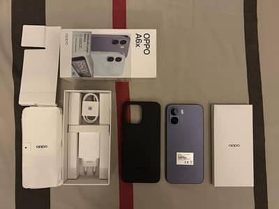 Oppo A6x with complete box ( 4+4_128)