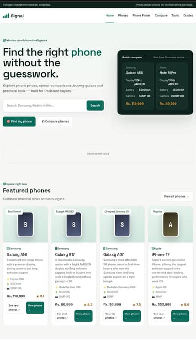 ready made mobile website