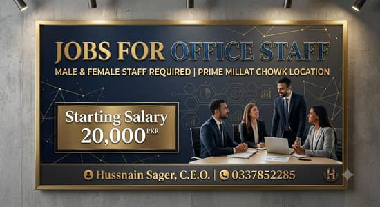 Job in Millat chowk