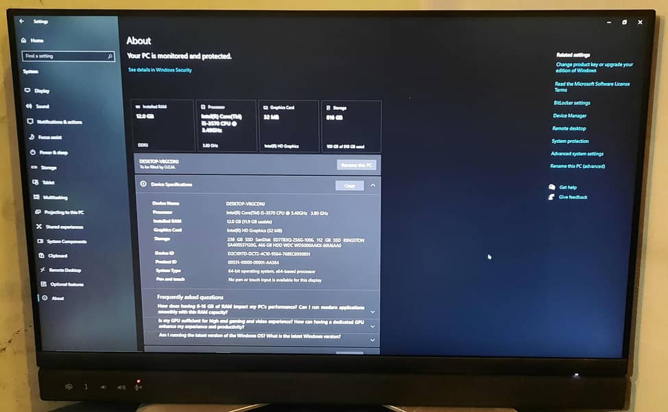 PC  Dell i5 12gb ram   COMPLETE SETUP             0309-6778532 3