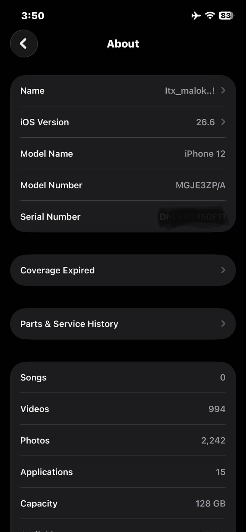 Apple iPhone 12 5