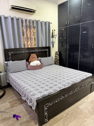 Bed plus swing plus table