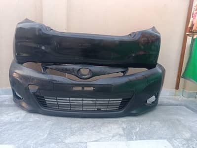 Toyota Vitz 2013-14 Front & Rear Bumpers – Genuine Used