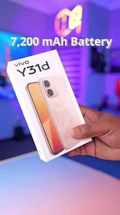 Vivo Y31D 6/128 box packed. new ha urgent sale