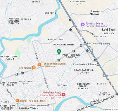 12 Marla Brand New Upper Portion In Pwd Block-C Near KFC