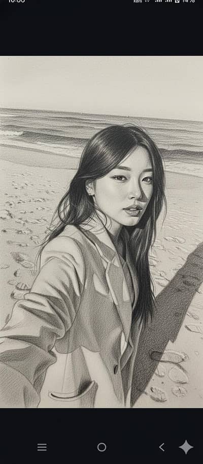 Handmade Pencil Sketch Portrait – Custom Drawing Artwork